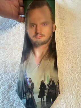 🎁3 for $30 - Vintage Star Wars Qui-Gon Large